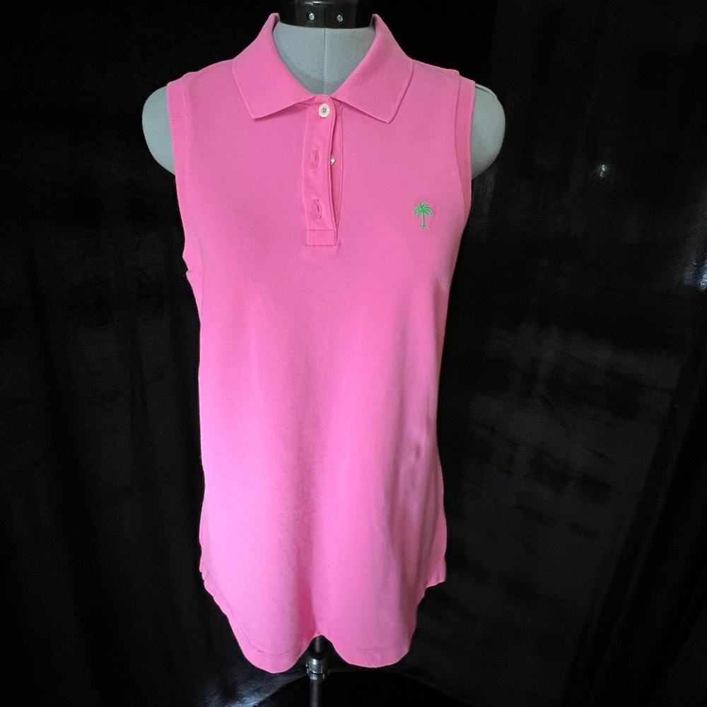Lilly Pulitzer Sleeveless Island Polo Medium